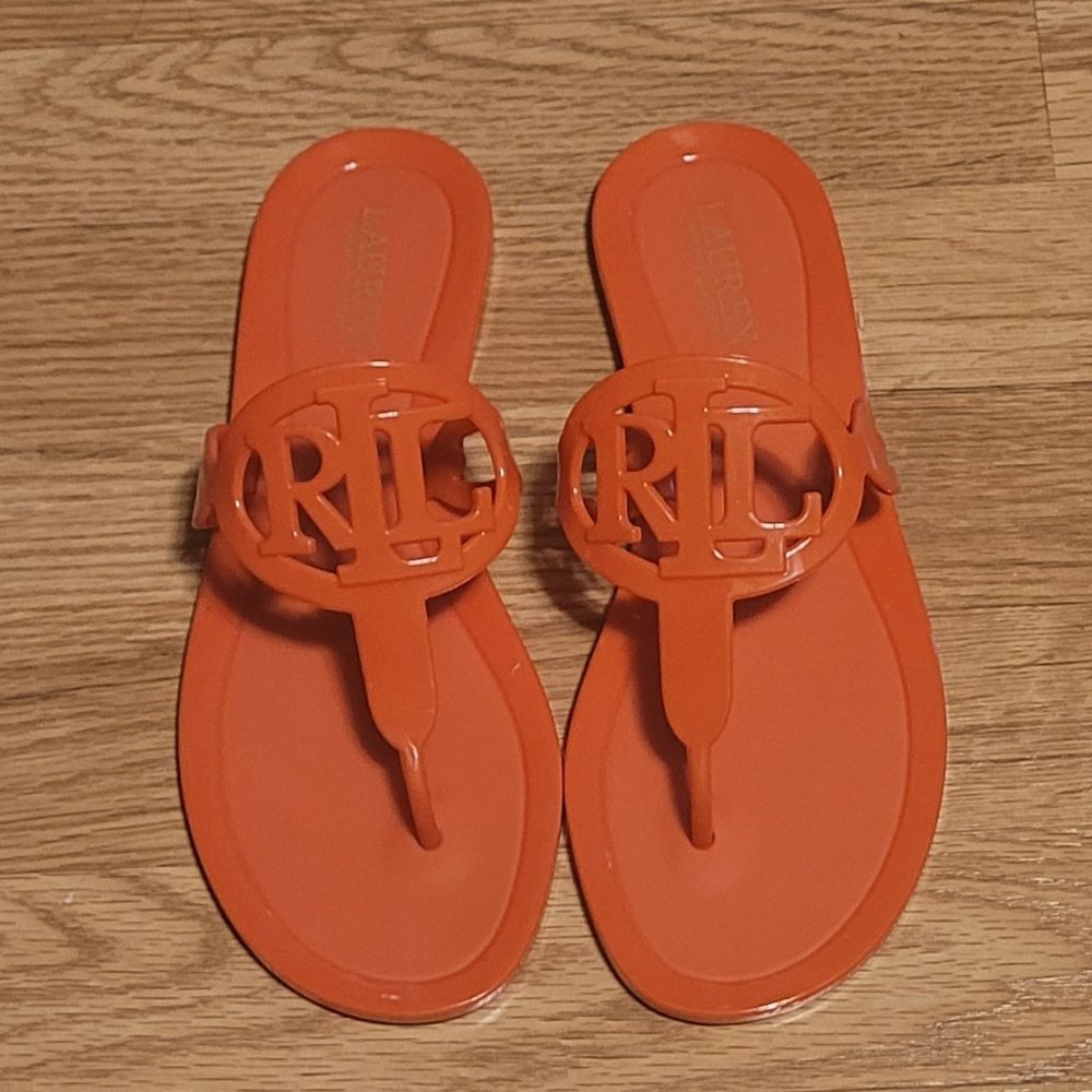 Ralph Lauren Orange Sandals
